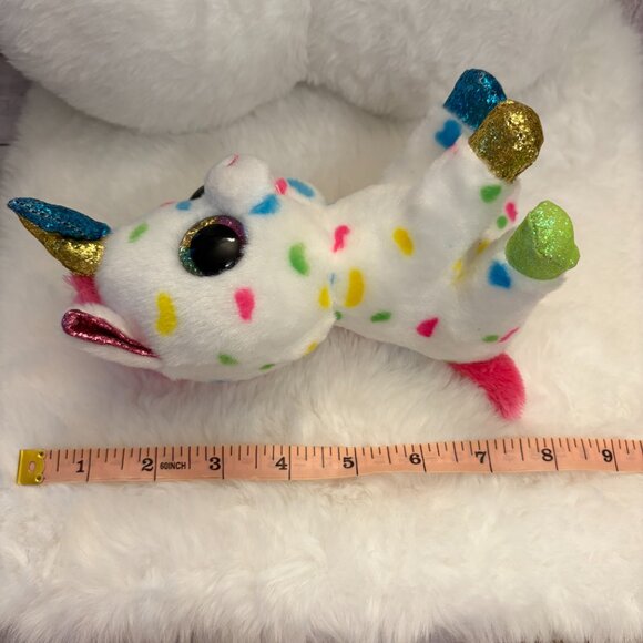 Harmonie TY Beanie Boos Unicorn Polka Dot Plush Stuffie 2020 (SKU: 274TO) - Picture 12 of 12
